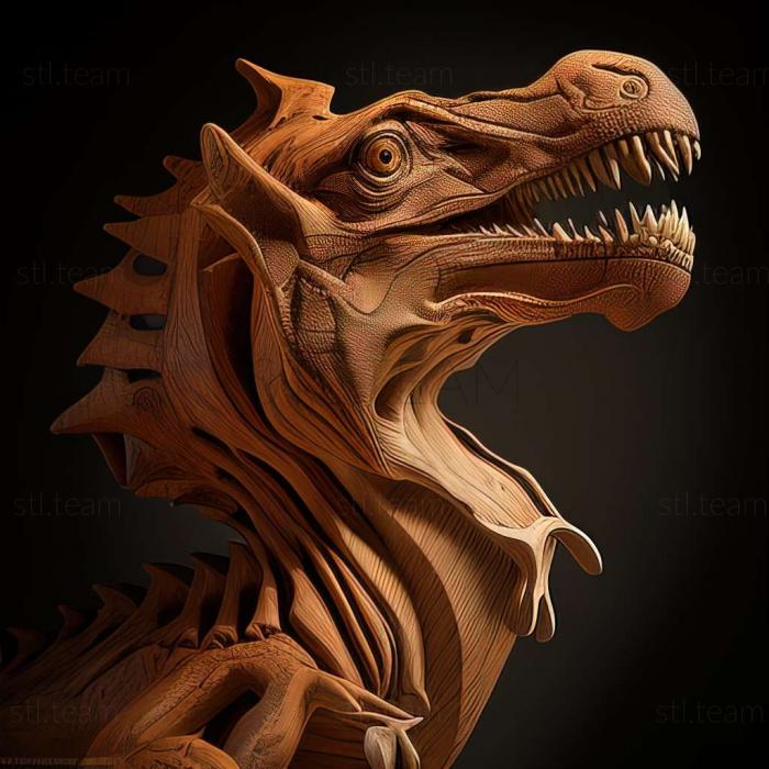 3D model Hexinlusaurus (STL)